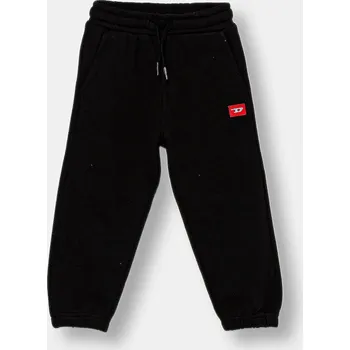 Chlapecké kalhoty Dětské bavlněné tepláky Diesel PXGIN TROUSERS J02461 černá 99X, vel. 132