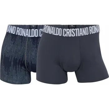 Pánské spodní prádlo Fan-shop 2pack pánské boxerky CR7 Activ grey velikost: XXL