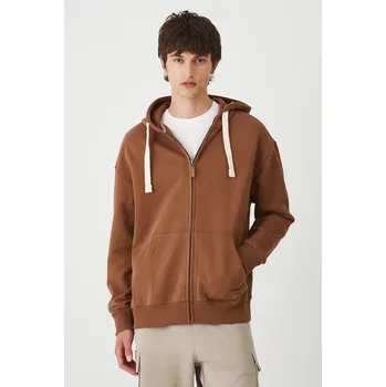 Pánská mikina Bavlněná mikina Medicine RS25.BLM500 hnědá 84X, vel. M