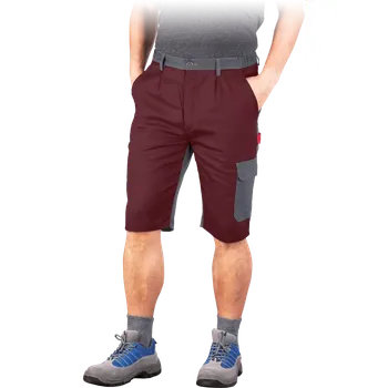 Pánské kraťasy Reis BOMULL BORS pánské kraťasy Bordó/Grey S-3XL