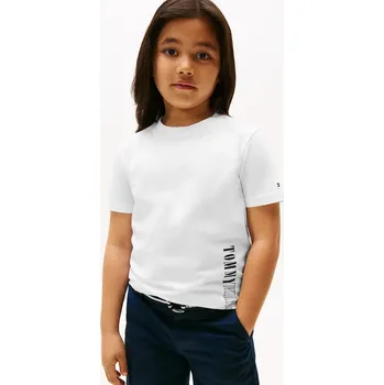 Pánské tričko Tričko Tommy Hilfiger bílá barva, KB0KB09870 KB0KB09870.9BYA 00X, vel. 128