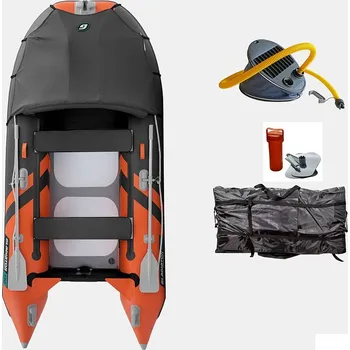 Člun Člun GLADIATOR ACTIVE C330AD orange dark grey - nafukovací člun s vysokotlakou podlahou - sada: bez motoru