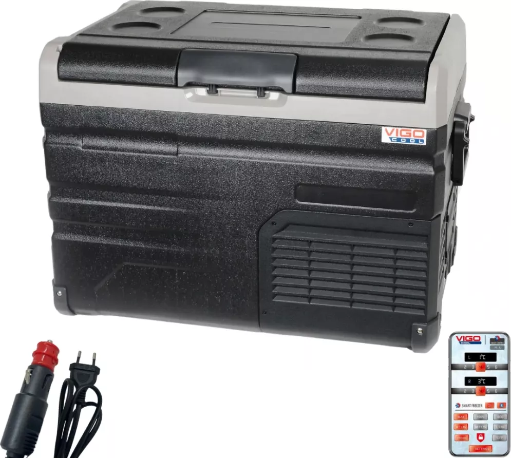 Přenosná kompresorová autochladnička Vigo Cool V40R, 40 l, 12/24/230V