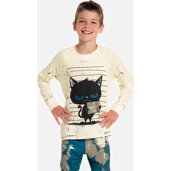 Dámské pyžamo LELOSI Chlapecké pyžamo Felix 122 - 128