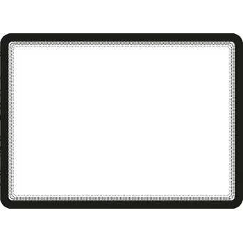Kancelářský nábytek Samolepicí magnetický rámeček Magneto A3 černý /2 ks