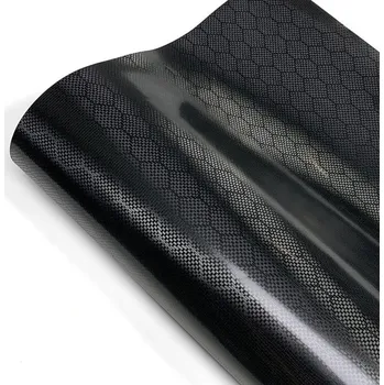 Stínítko do auta Karbonová autofólie s diamantovým vzorem 40x150 cm Samolepicí PVC fólie honeycomb pro auto a motorku