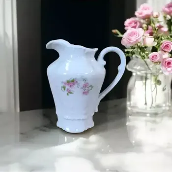 Sada nádobí Mlékovka reliéfní Opera 0,40l Opera s růží Český porcelán Dubí