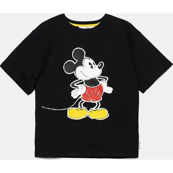 Chlapecké tričko Dětské bavlněné tričko Marc Jacobs černá barva, s potiskem, W60447 W60447.114.150 99X, vel. 126