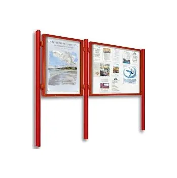 Plotový sloupek Středový sloupek QUATRO Plus 75 na zapuštění - stříbrná