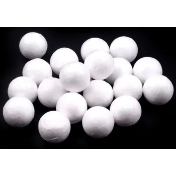 Polystyrenové koule průměr 3 cm - 5 kuliček