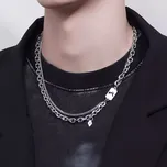 Daniel Dawson Ocelový náhrdelník Paolo se znamením zvěrokruhu - 12 druhů NH1252/11 Vodnář (21.1. - 20.2.) 50 cm + 5 cm (prodloužení)