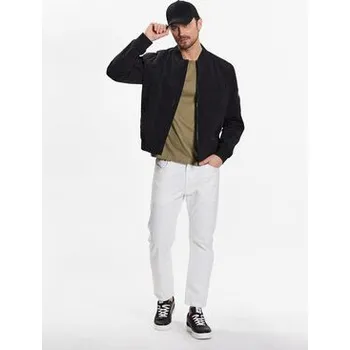 Pánský bomber Calvin Klein Bunda bomber Matt Crinkle Hero Bomber K10K111021 Černá Regular Fit S