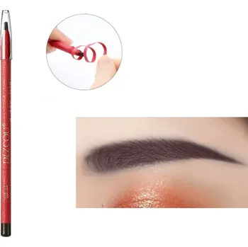 Tužka na obočí Voděodolná tužka na obočí Dlouhotrvající efekt Přesné líčení Odolná proti rozmazání Jemná textura Snadná aplikace Přirozený vzhled tmavě hnědá