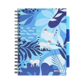 Set školních potřeb Kołozeszyt Pads B5/100K kratka Jungla niebieski