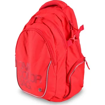Školní batoh Městský batoh teen One Colour červený