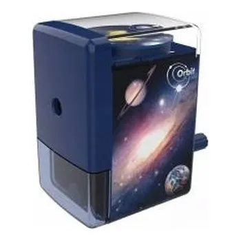 Vodová barva Temperówka ręczna na korbkę Orbit niebieska DELI