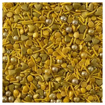 Přisada na vaření a pečení Cukrové zdobení zlatý poklad 80g - I LOVE CAKES