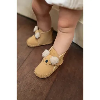 Dívčí tenisky Dětské boty Donsje 1041502 žlutá 18X, EUR 17/18