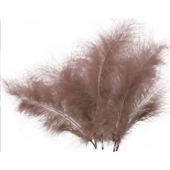 Peří - hnědé 16 cm