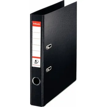 Plastový pákový pořadač Esselte No.1, hřbet 5 cm - černá