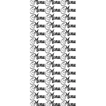 samolepka Kontury - Menu, zlaté