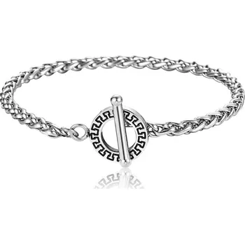 Náramek Daniel Dawson Pánský ocelový náramek Xavier 4 mm - různé velikosti NR-TBS011/22 Stříbrná 22 cm