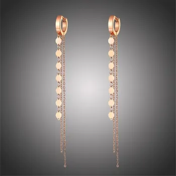 Náušnice Victoria Filippi Stainless Steel Ocelové náušnice Erin - chirurgická ocel NAUE20288/48 Zlatá