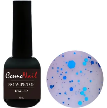 Lak na nehty COSMONAIL Top Matt Glitter 012, 8 ml
