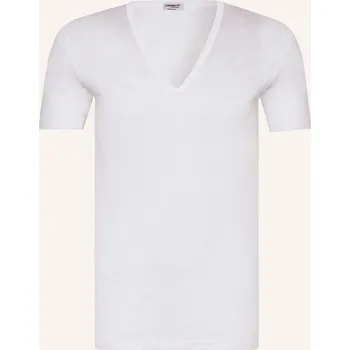 Pánské tričko Zimmerli Pánské Tričko S Výstřihem Do V Royal Classic, bílá, 54