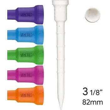 Golfová tyčka Lignum Tee plastová týčka 82 mm, balení 12ks