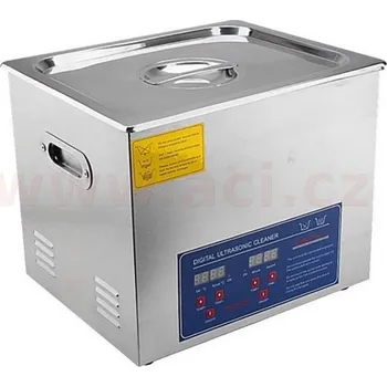 Nářadí na motocykly ultrazvuková myčka, objem 15 l, digitální regulace, vnitřní rozměry 330×300 x150 mm