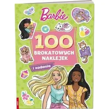 První čtění Barbie. 100 Brokatowych naklejek - praca zbiorowa