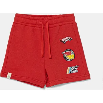 Chlapecké kraťasy Dětské bavlněné šortky United Colors of Benetton 3J68G901O.P.Seasonal červená 33X, vel. 116