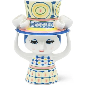 Váza Dekorativní váza Bjørn Wiinblad Lady with hat 20,5 cm 54050 vícebarevná MLC