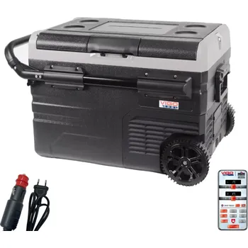 Autochladnička Přenosná kompresorová autochladnička Vigo Cool, V35WR, 35 l, 12/24/230V, Rukojeť a kolečka