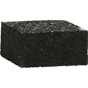 Venkovní dlažba Černý gumový blok pro zatravňovací dlažbu N30 - 6,6 x 6,6 x 2,7 cm, 88127457