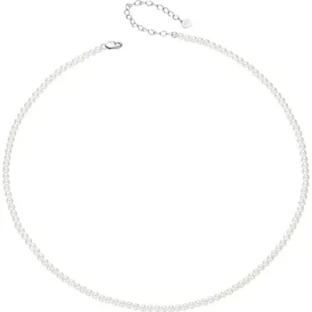 Náhrdelník GRACE Silver Jewellery Perlový náhrdelník Christina, stříbro 925/1000 NH-SCN526/107 39 cm + 5 cm (prodloužení) Bílá