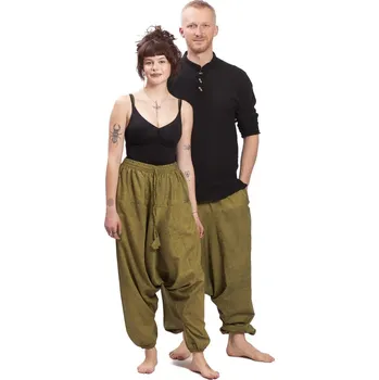 Harémové kalhoty / Sultánky CLASSIC světle zelené