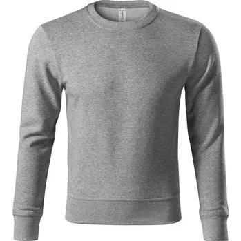 Pánská mikina PICCOLIO Lehká klasická unisex mikina přes hlavu Picollio Barva: šedý tmavý melír, Velikost: L