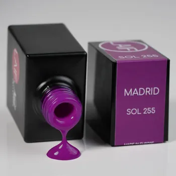 Umělé nehty Laif Gel lak fialový SOL - 255 Madrid 10ml