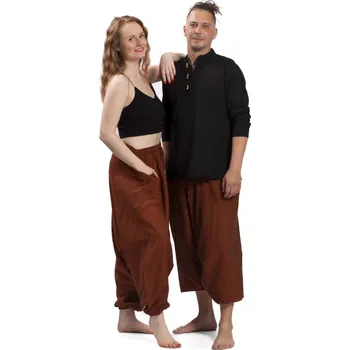 Harémové kalhoty / Sultánky CLASSIC rezavé