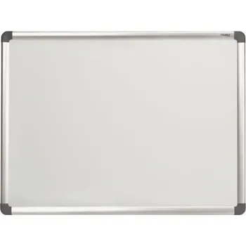 Bílá magnetická tabule Slim Board Basic + mazací houba - 100 x 150 cm
