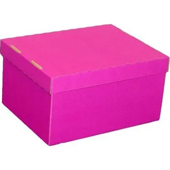 Dárková krabička Krabička s víkem-růžová