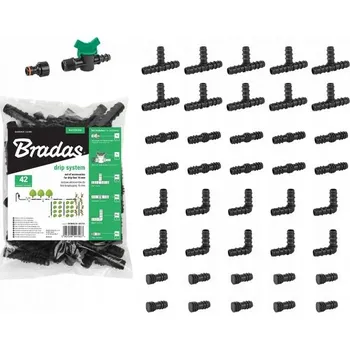 Zavlažovač Sada pro zavlažování kapkovou hadicí 16mm, 42ks Bradas, spojky