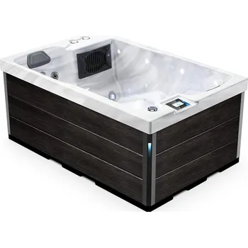 Vířivka Lovia vířivá vana pro 2 osoby 200x130x82 - L303 Barva akrylátu: White marble, Opláštění: Gold Brown