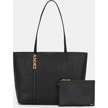 Kabelka Kožená kabelka Dkny R52AKG54 černá 99X, vel. ONE SIZE