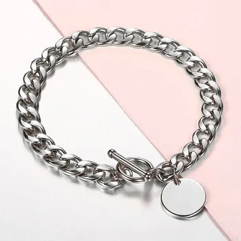 Náramek Victoria Filippi Stainless Steel Ocelový náramek Molly - různé velikosti, chirurgická ocel NR-DB304/20 Stříbrná 20 cm