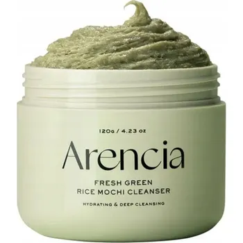 Arencia Fresh Green Rice Mochi Cleanser čisticí balzám s práškem ze zeleného čaje a rýží 120 g