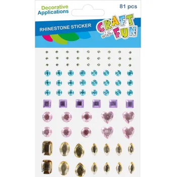 Křišťálová dekorace sprzyl mix 81ks