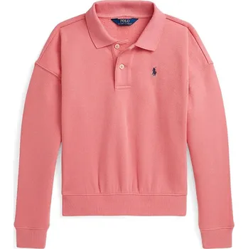 Chlapecká mikina Dětská bavlněná mikina Polo Ralph Lauren 313971115001 růžová 34X, vel. 136-142